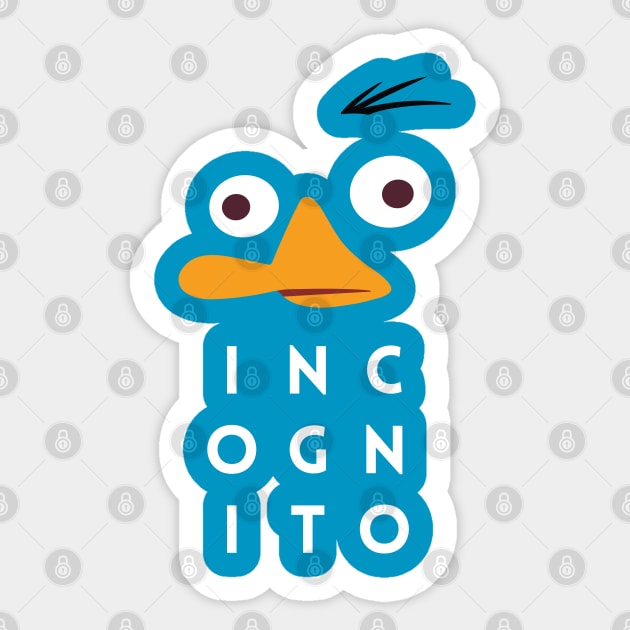 Incognito Sticker by InkMountains